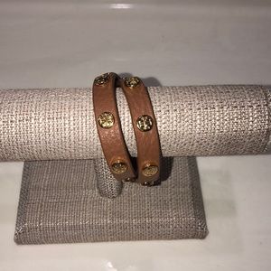 Tory Burch Wrap Bracelet Tan